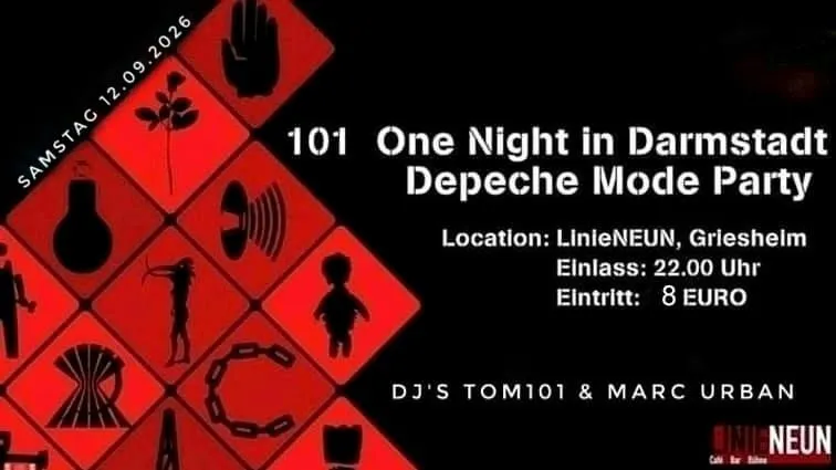 Depeche Mode Party in der Linie Neun